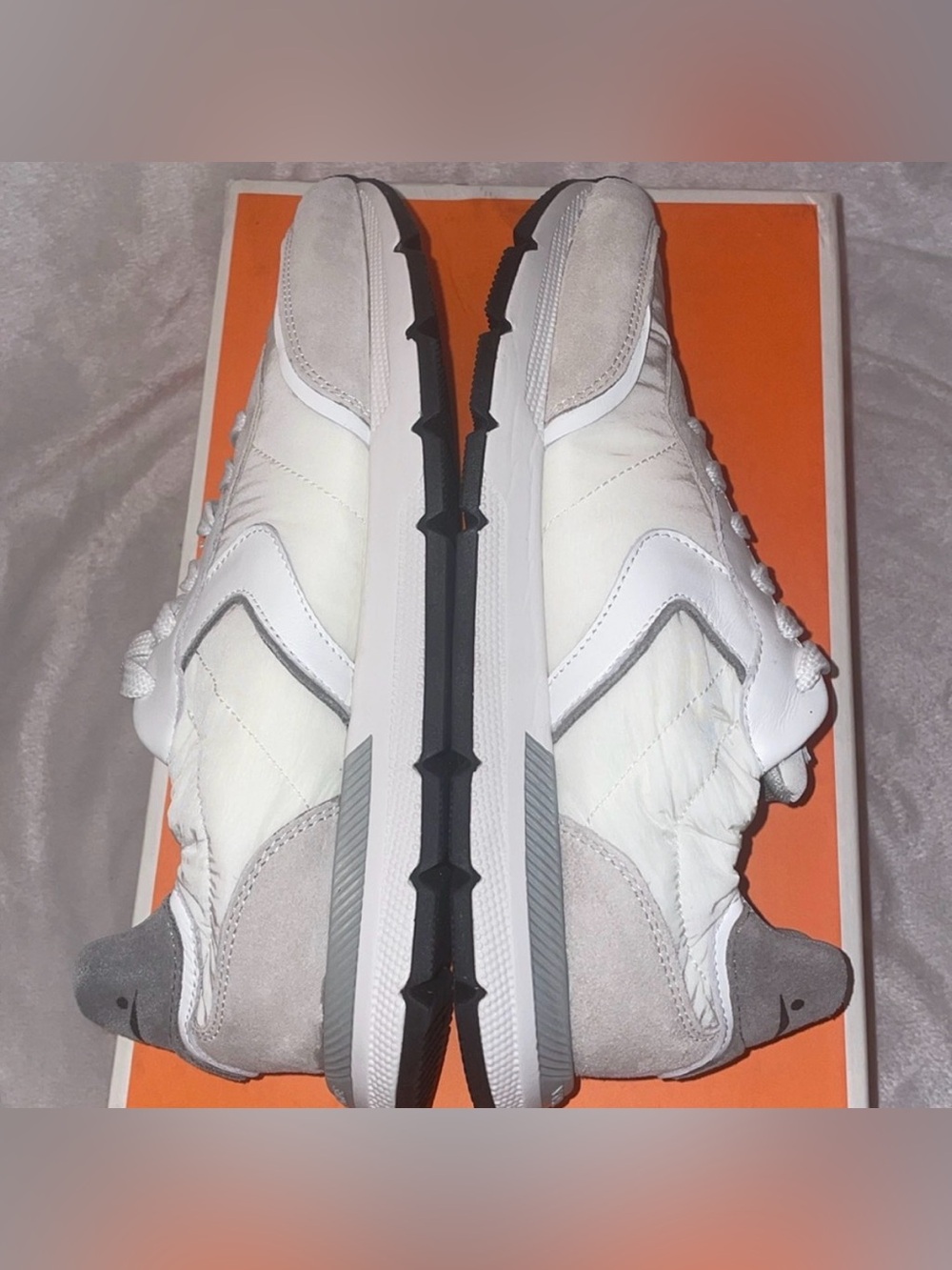 NWT VOILE BLANCHE STORM FLEX SNEAKER WHITE/GREY - Picture 13 of 15